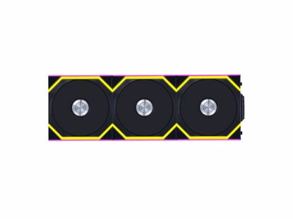 Fotografija izdelka Ventilator za ohišje Lian Li UNI FAN SL Wireless 120 Reverse Blade ARGB PWM 120mm, 3 Pack + Kontroler, črn