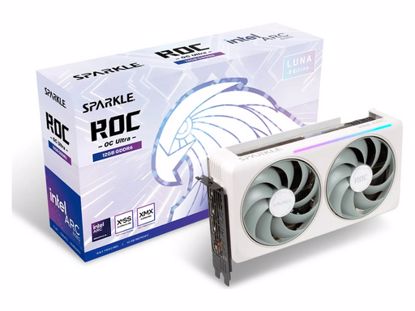 Fotografija izdelka Grafična kartica Intel ARC B580 ROC Luna OC Ultra, 12GB GDDR6, PCIe 4.0 x8, 3xDisplayPort, 1xHDMI, Sparkle