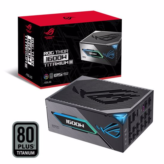 Fotografija izdelka ASUS ROG Thor 1600W Titanium III gaming modularni ATX napajalnik