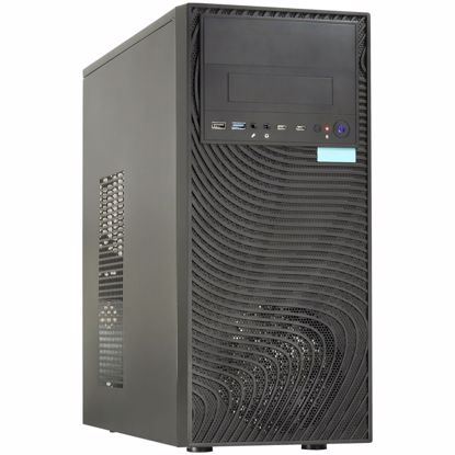 Fotografija izdelka INTER-TECH IT-8835 RIPPLE midi-ATX črno ohišje