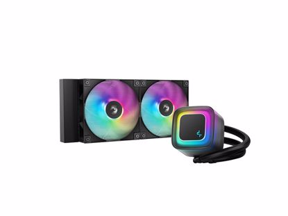 Fotografija izdelka Komplet za tekočinsko hlajenje AIO Liquid Cooler DeepCool LE240 V2, 240mm, ARGB, črn