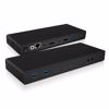 Fotografija izdelka IcyBox IB-DK2245AC Docking USB-C priklopna postaja z dvojnim video priključkom