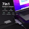 Fotografija izdelka Ugreen 7v1 USB-C HUB HDMI+RJ45+čitalec kartic+USB+PD 100W
