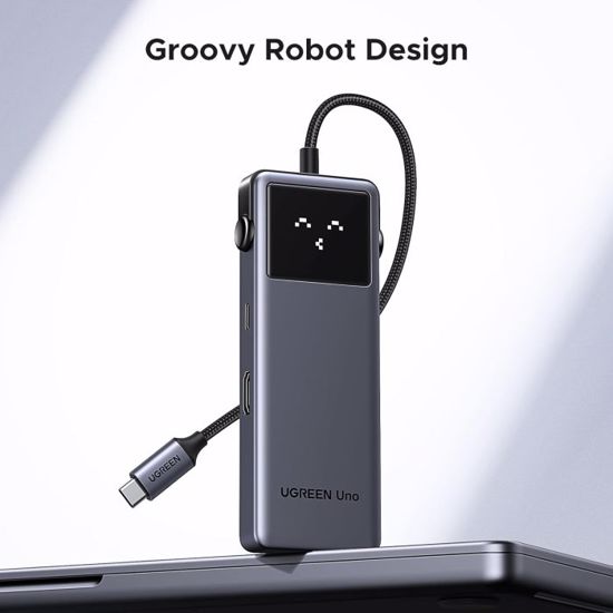 Fotografija izdelka Ugreen Uno 6v1 USB-C hub z 10Gbps USB-C in USB-A ter 4K@60Hz HDMI izhodi