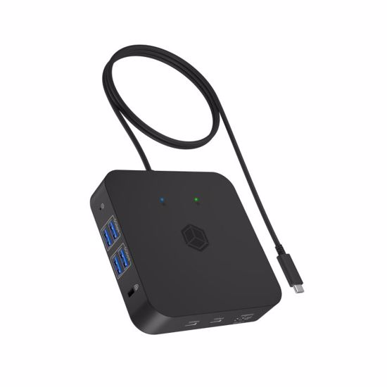 Fotografija izdelka IcyBox IB-DK4090-C USB Type-C 12v1 priklopna postaja za prenosnike z 85W PD