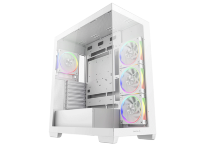 Fotografija izdelka Računalniško ohišje DeepCool CG580 4F V2, ATX, Midi-Tower, Kaljeno steklo, belo