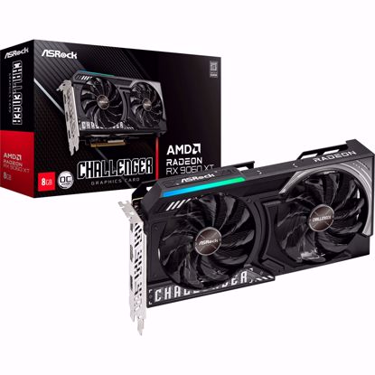 Fotografija izdelka ASRock Radeon RX 9060 XT CHALLENGER OC 8GB, grafična kartica