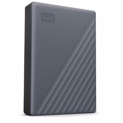 Fotografija izdelka WD My Passport 6TB USB 3.2 WDBY3J0060BGY-WESN siv zunanji trdi disk