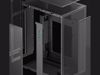 Fotografija izdelka Računalniško ohišje DeepCool CH170 PLUS, ITX, Micro-ATX, kaljeno steklo, črno