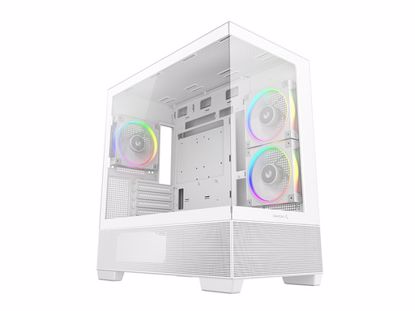 Fotografija izdelka Računalniško ohišje DeepCool CG380 3F, mATX, Midi-Tower, kaljeno steklo, belo
