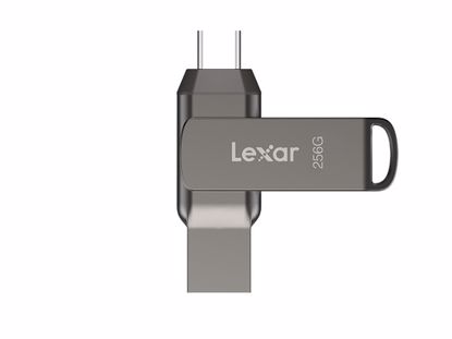Fotografija izdelka USB ključek Lexar JumpDrive Dual Drive D400, 256GB, USB 3.1 Type-C, 130 MB/s