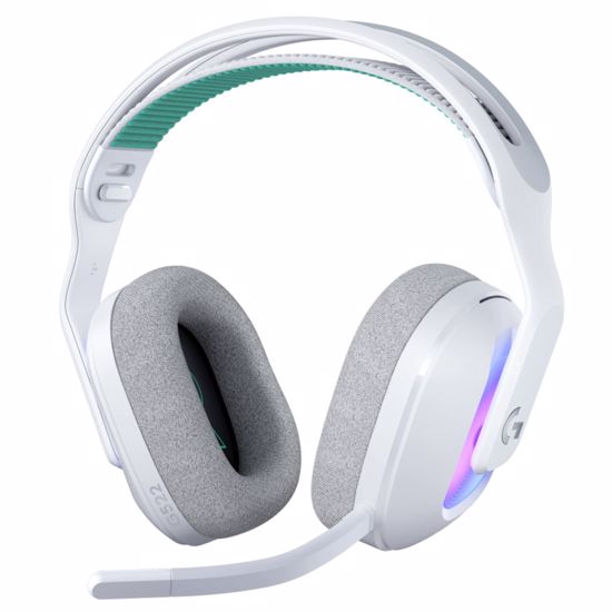 Fotografija izdelka LOGITECH G522 Wireless LightSpeed Gaming RGB z mikrofonom bele slušalke