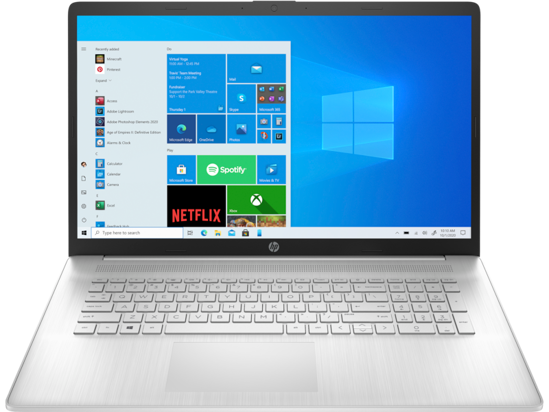 Fotografija izdelka HP 17 Ryzen7 7730U  / 16GB / SSD 512GB NVMe / 17.3" FHD / W11