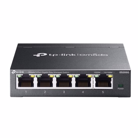 Fotografija izdelka TP-LINK Omada ES205G 5-port gigabit managed mrežno stikalo-switch
