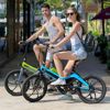 Fotografija izdelka MS ENERGY I10 električno kolo, zložljivo, 20" pnevmatike, 250W motor, 36V 7.8Ah 280Wh baterija, Shimano, do 50 km, disk zavore, LCD zaslon, LED osvetlitev, črno zeleno