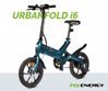 Fotografija izdelka MS ENERGY URBANFOLD i6 električno kolo, zložljivo, 16" pnevmatike, 250W motor, 36V 10Ah 360Wh baterija, do 60 km, disk zavore, zadnje vzmetenje, LCD zaslon, zeleno črna (Mystic Emerald)