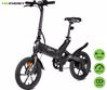 Fotografija izdelka MS ENERGY URBANFOLD i6 električno kolo, zložljivo, 16" pnevmatike, 250W motor, 36V 10Ah 360Wh baterija, do 60 km, disk zavore, zadnje vzmetenje, LCD zaslon, črna (Obsidian Black)