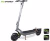 Fotografija izdelka MS ENERGY URBAN X električni skiro, 10" gume, 2x 300W motor, 60km doseg, 720Wh 48V 15Ah baterija, vzmetenje, EBS sistem, Smart BMS, LCD zaslon, LED osvetlitev, aplikacija, srebrn (Titanium Steel)