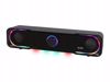 Fotografija izdelka BLOW MS-32 Adrenaline računalniški zvočnik / soundbar, 2.0 STEREO, USB, RGB LED osvetlitev, nadzor glasnosti, črn