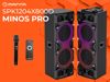 Fotografija izdelka MANTA SPK1204X800D MINOS PRO zvočni KARAOKE sistem, STEREO zvok, Bluetooth, Equalizer, X-Bass, RGB LED osvetlitev, USB / microSD / AUX / MIC-in, +mikrofon, +daljinec, črn