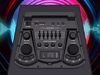 Fotografija izdelka MANTA SPK1204X800D MINOS PRO zvočni KARAOKE sistem, STEREO zvok, Bluetooth, Equalizer, X-Bass, RGB LED osvetlitev, USB / microSD / AUX / MIC-in, +mikrofon, +daljinec, črn