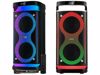 Fotografija izdelka MANTA SPK0601B100 ARGOS prenosni KARAOKE zvočnik, Bluetooth, 100W, TWS, Equalizer, polnilna baterija, RGB LED osvetlitev, USB / microSD / AUX / MIC-in, +mikrofon, +daljinec, črn