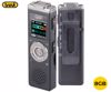 Fotografija izdelka TREVI DR 437 SA2 mini diktafon, MP3 / WMA format, 8GB spomin, zvočnik, AUX-in, VOR (Voice Activated Recording) funkcija, USB Type-C, črn