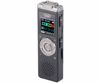 Fotografija izdelka TREVI DR 437 SA2 mini diktafon, MP3 / WMA format, 8GB spomin, zvočnik, AUX-in, VOR (Voice Activated Recording) funkcija, USB Type-C, črn