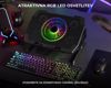 Fotografija izdelka GENESIS OXID 850 RGB hladilno stojalo / podstavek za prenosnike do 17.3'', 6 naklonov, RGB LED osvetlitev, 5 ventilatorjev, črno