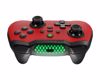 Fotografija izdelka GENESIS MANGAN 400 brezžični igralni plošček / gamepad, 19 gumbov, vibriranje, Bluetooth, LED, Windows / Android / iOS / Nintendo, baterija, + prednja plošča, + torbica, rdeč (Genesis Red)