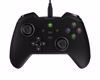 Fotografija izdelka GENESIS MANGAN 300 žični igralni plošček / gamepad, 19 gumbov, vibriranje, LED osvetlitev, Windows / Android / Nintendo / Asus / Steam, USB Type-C, + prednja plošča, + torbica, črn (Onyx Black)