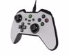 Fotografija izdelka GENESIS MANGAN 300 žični igralni plošček / gamepad, 19 gumbov, vibriranje, LED osvetlitev, Windows / Android / Nintendo / Asus / Steam, USB Type-C, + prednja plošča, + torbica, bel