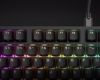Fotografija izdelka GENESIS THOR 404 gaming mehanska tipkovnica, žična, RGB LED osvetlitev, Hot-Swap tehnologija, Anti-Ghosting, Gateron Yellow Pro stikala, spomin, programska oprema, Plug & Play, F1-F12, črna