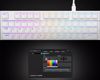 Fotografija izdelka GENESIS THOR 404 gaming mehanska tipkovnica, žična, RGB LED osvetlitev, Hot-Swap tehnologija, Anti-Ghosting, Gateron Yellow Pro stikala, spomin, programska oprema, Plug & Play, F1-F12, bela
