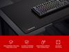 Fotografija izdelka GENESIS CARBON 500 ULTRA LOGO podloga za miško, gaming / pisarniška, 1100x450mm, vodoodporna, gladka površina, zaščiteni prešiti robovi, protizdrsna, črna