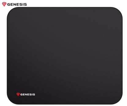 Fotografija izdelka GENESIS CARBON 500 S LOGO podloga za miško, gaming / pisarniška, 250x210mm, vodoodporna, gladka površina, zaščiteni prešiti robovi, protizdrsna, črna