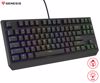 Fotografija izdelka GENESIS THOR 230 TKL gaming mehanska tipkovnica, žična, RGB LED osvetlitev, Hot-Swap tehnologija, Anti-Ghosting, Outemu Red stikala, spomin, programska oprema, Plug & Play, F1-F12, črna