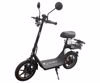 Fotografija izdelka QUBO BEST 14" električni skiro, 14" gume, 500W motor, 35km doseg, 48V 10.5Ah 504Wh baterija, vzmetenje, LCD zaslon, LED osvetlitev, ogledala, košara, nosilec, disk zavore, aplikacija, črno oranžen