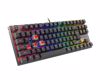 Fotografija izdelka GENESIS THOR 303 TKL gaming tipkovnica, mehanska, RGB LED osvetlitev, Anti-Ghosting, F1 - F12, aplikacija, črna