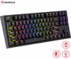 Fotografija izdelka GENESIS THOR 404 TKL gaming tipkovnica, mehanska, RGB LED osvetlitev, tehnologija Hot-Swap, funkcija N-Key Rollover, programska oprema, vgrajen pomnilnik, F1-F12, črna