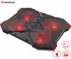 Fotografija izdelka GENESIS OXID 260 hladilno stojalo / podstavek, za prenosnike do 17.3", 8 naklonov, LED osvetlitev, 4 ventilatorji, USB vhod