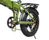 Fotografija izdelka TREVI EMG BOMBER zložljivo električno kolo, 20" pnevmatike, 250W motor, 36V 10Ah 360Wh baterija, Shimano, do 40km, disk zavore, vzmetenje, LCD zaslon, zelena (Iridescent Green)