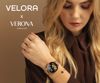 Fotografija izdelka FOREVER Velora SB-306 pametna ura + zapestnica Verona, 1.19" AMOLED, BT 5.2, Android + iOS, baterija, aplikacija, spremljanje zdravja / spanca, športni načini, 2 paščka, IP68, roza zlata (Rose Gold)