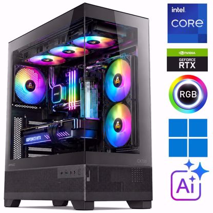 Fotografija izdelka iGamer ⚡RAPTOR Core i5-14400F | 32GB DDR5 | SSD 1TB NVMe | RTX 5070-12GB  | Vodno hlajenje | Windows 11 PRO | Gaming namizni