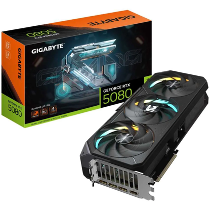 Fotografija izdelka Grafična kartica nVidia RTX5080 GigaByte Gaming OC - 16GB GDDR7 (GV-N5080GAMING OC-16GD)
