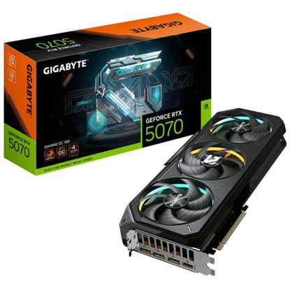 Fotografija izdelka Grafična kartica nVidia RTX5070 GigaByte Gaming OC - 12GB GDDR7 (GV-N5070GAMING OC-12GD)