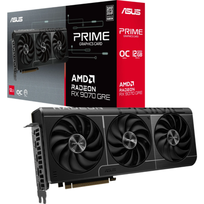 Fotografija izdelka ASUS grafična kartica Prime Radeon RX 9070 GRE 12GB GDDR6, PCI-E 5.0