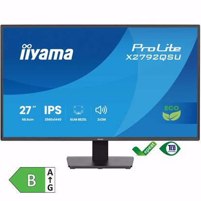Fotografija izdelka IIYAMA ProLite X2792QSU-B1 68,5cm (27") QHD IPS 120Hz HDMI/DP zvočniki monitor