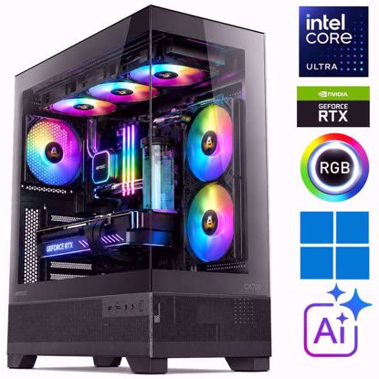 Fotografija izdelka iGamer ⚡RAPTOR Ultra 5-225F | 32GB DDR5 | SSD 1TB NVMe | RTX 5070Ti-16GB | Vodno hlajenje | Windows 11 PRO | Gaming namizni