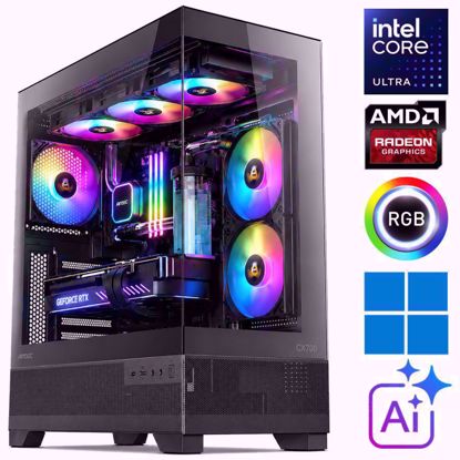 Fotografija izdelka iGamer ⚡RAPTOR Ultra 9-285K | 32GB DDR5 | SSD 2TB NVMe | AMD RX9070XT-16GB | Vodno hlajenje | Windows 11 PRO | Gaming namizni